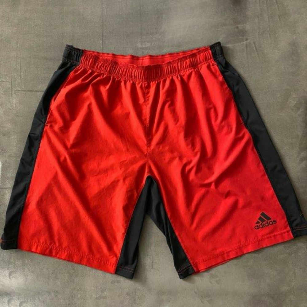 Adidas TI Woven Mens Shorts Scarlet/Black